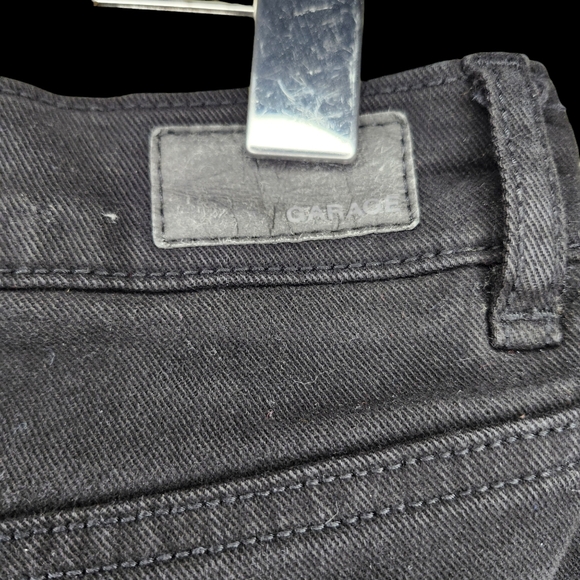 GARAGE Black Denim Shorts- 9 - Picture 3 of 5